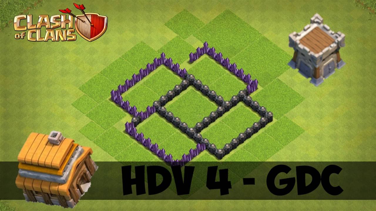HDV 4 - GDC [Clash Of Clans]