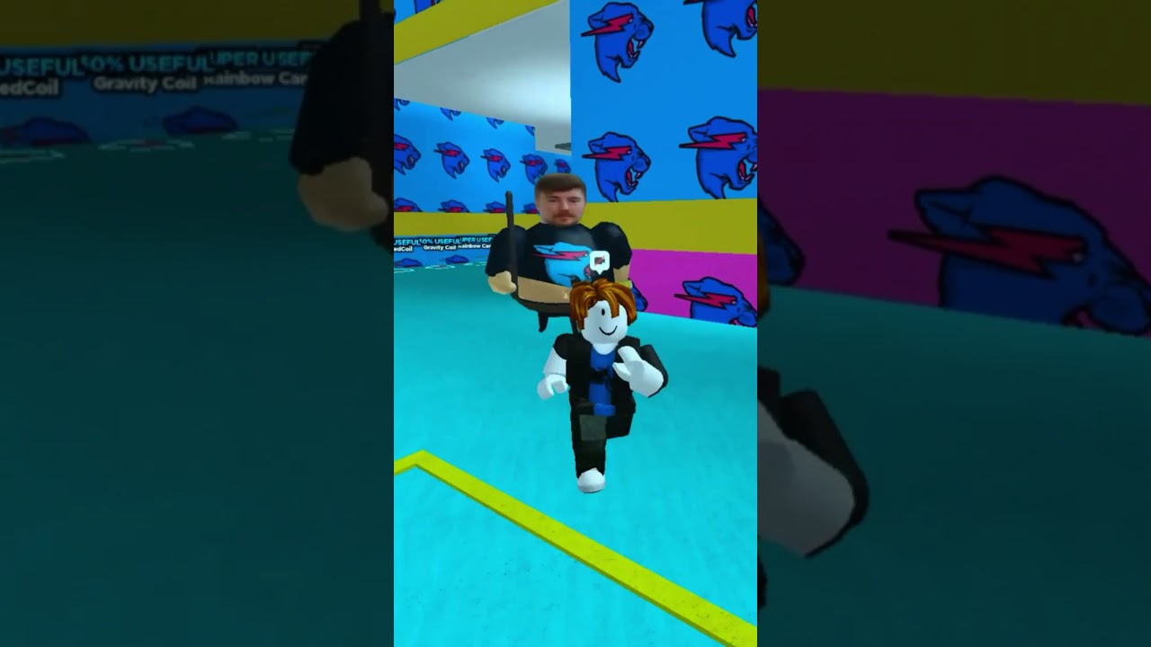 BACON ESCAPE MRBEAST BARRY'S PRISON RUN! #shorts #roblox #viral