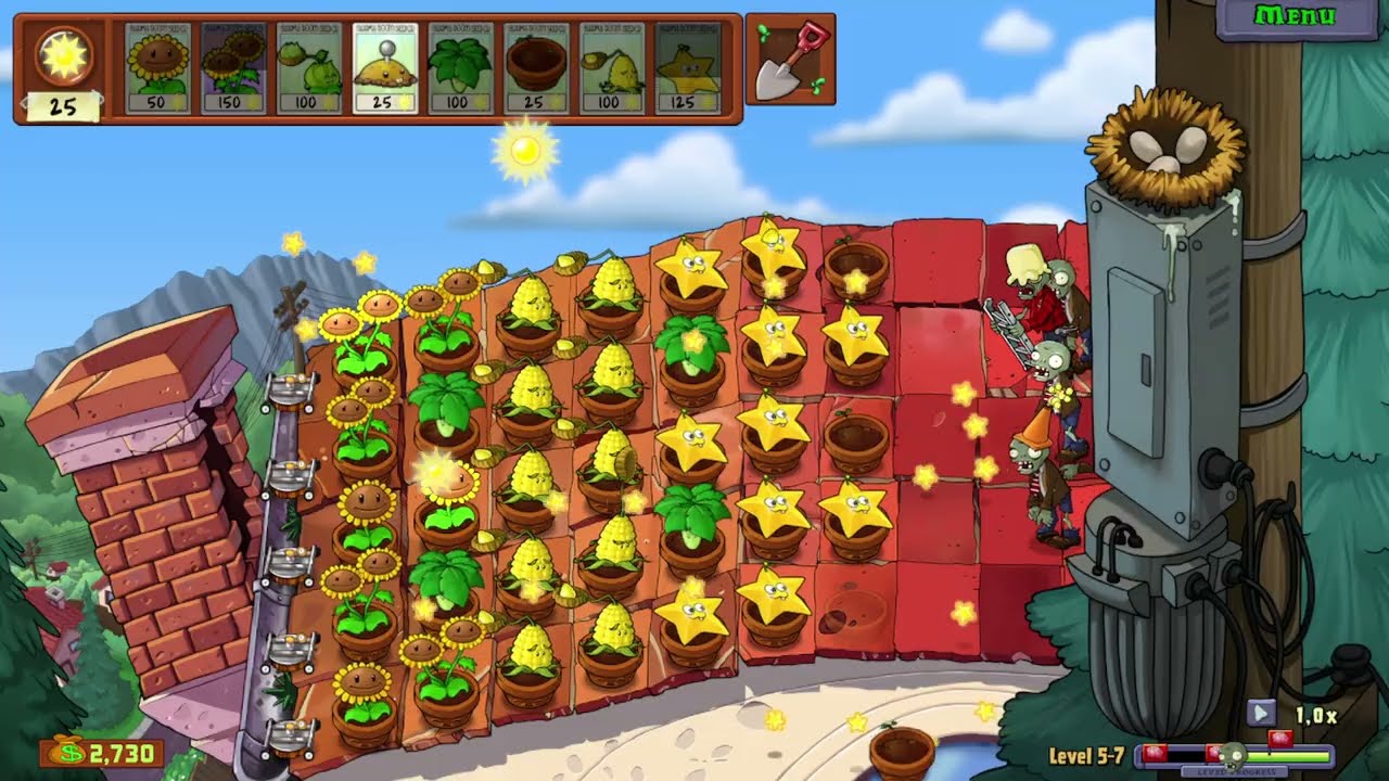 Plants Vs Zombies Replanted | Adventure: 5-7