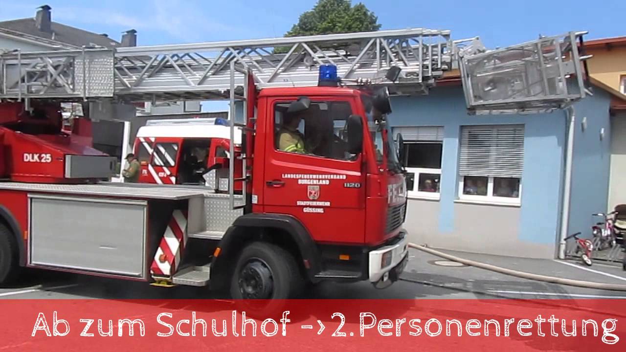 Brandübung an der Hauptschule Stegersbach [STPF Stegersbach 1.8]