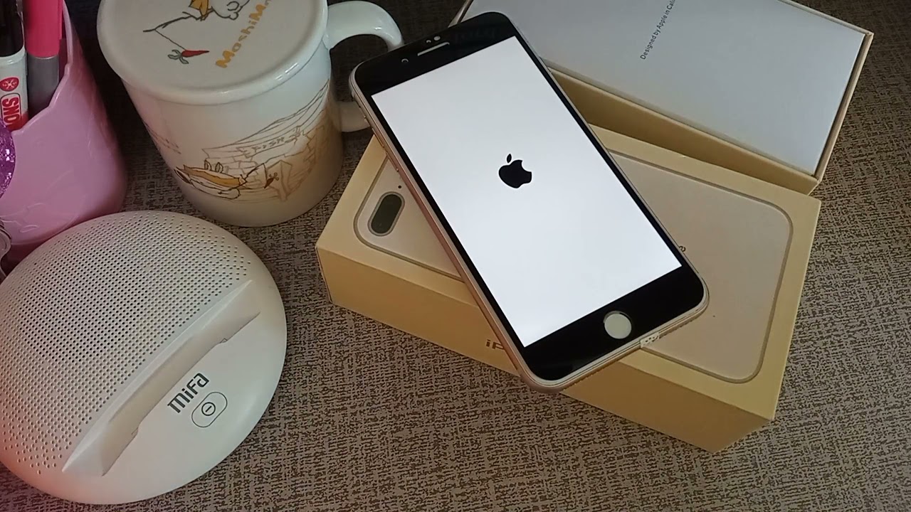 unboxing gold iphone 8 plus in 2021 [second hand] 🍎🌸🤍(64 GB) 📦⚜️📲 + accecories!