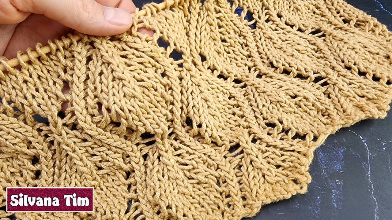 PUNTOS A DOS AGUJAS 🌱 (AGUJAS TRICOT) - Punto 