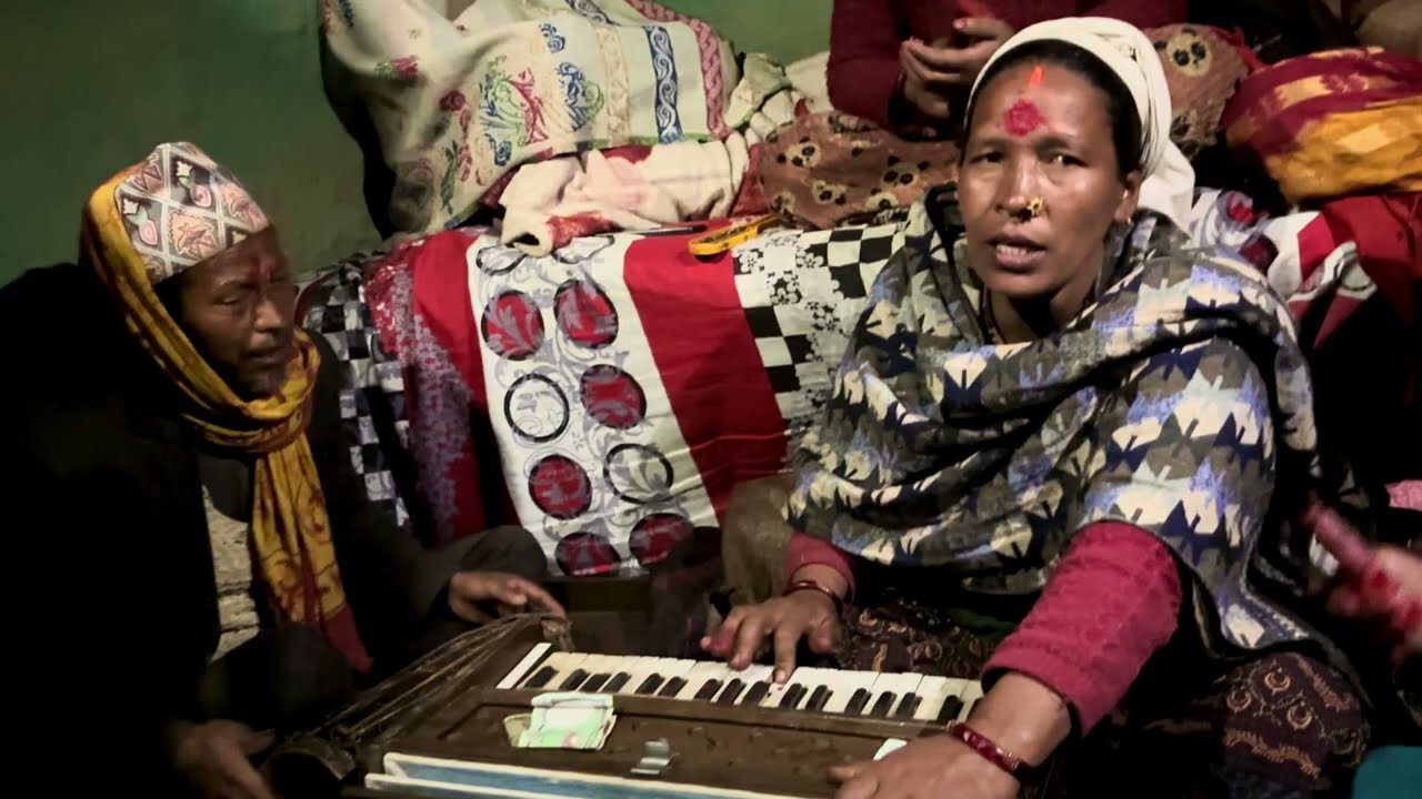 How to sing bhajan song in village 