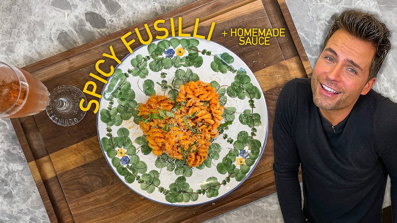 EASY & SPICY Fusilli Pasta Recipe (Inspired by Jon & Vinny's)