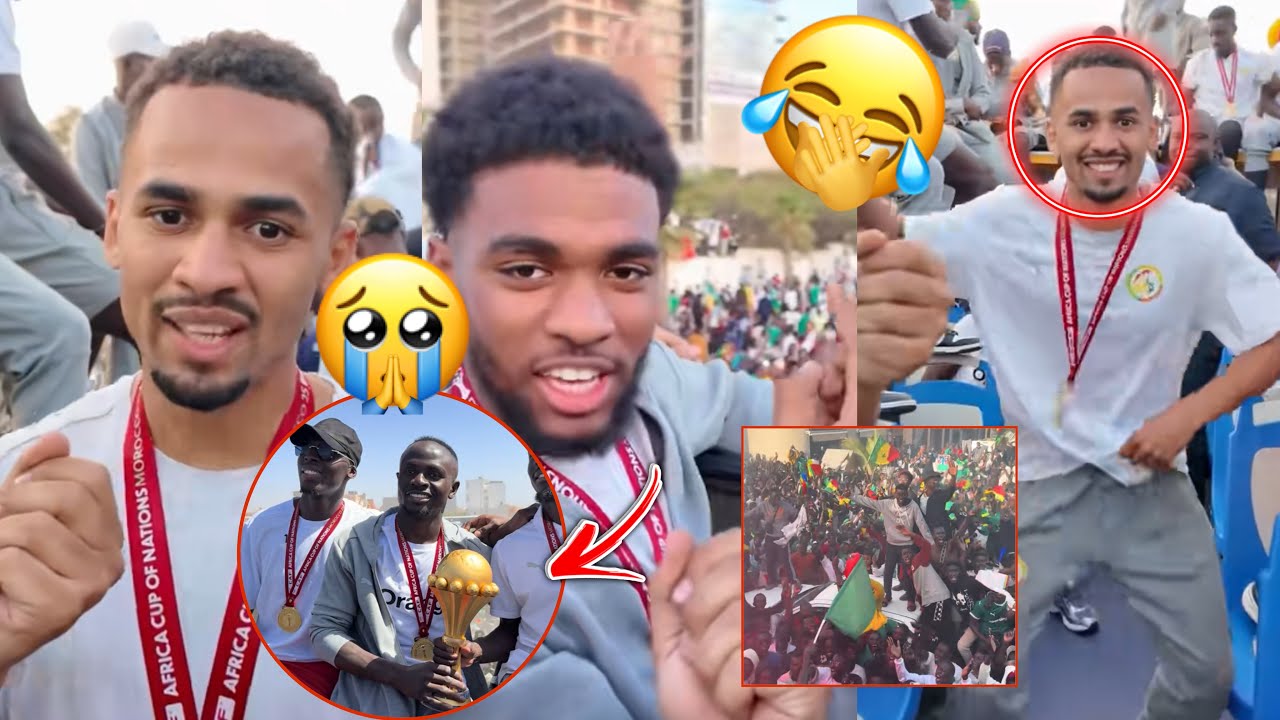 Les larmes de Ibrahima Mbaye et Ilimane Ndiaye apres avoir remporté l’AFCON🚨ndeysanne wakh na lou…