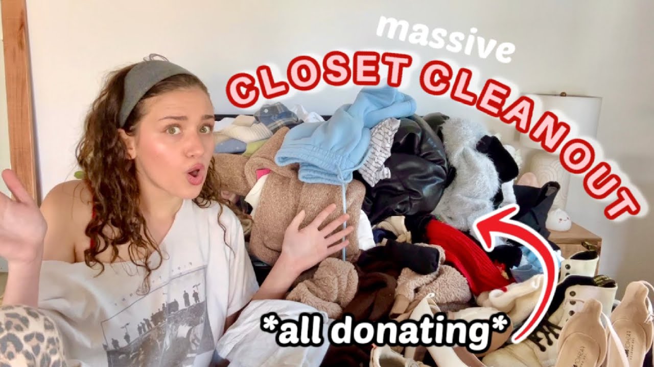 MASSIVE CLOSET CLEANOUT & ORGANIZATION 2025 | out with the old & in with the new