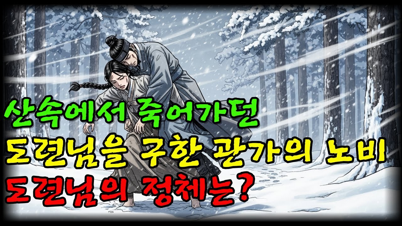 산속에서 죽어가던 도련님을 구한 관가 노비  도년님의 정체는? | 야담 | 옛날이야기 | 전설 | 설화 | 민담