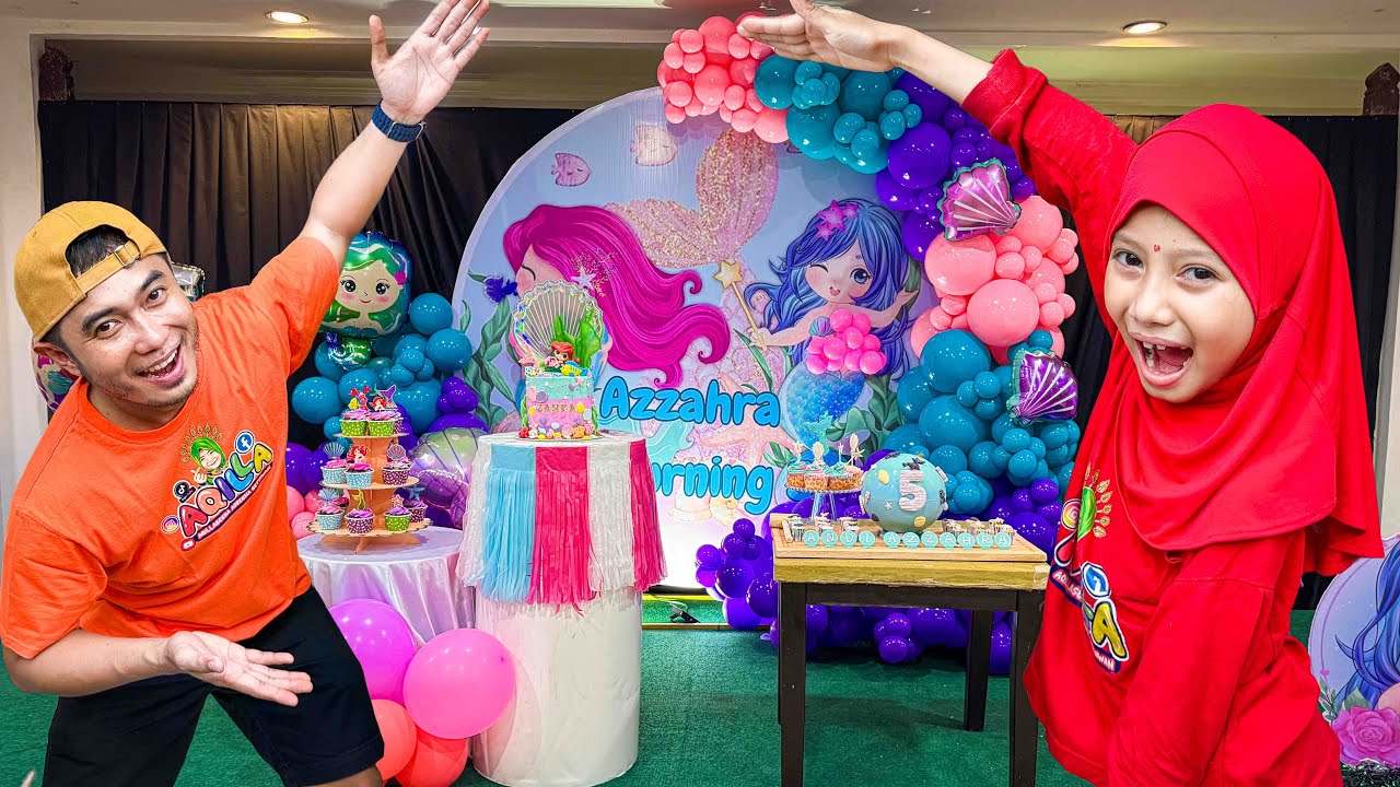 AQILA KE ACARA ULANG TAHUN SUPER SERU