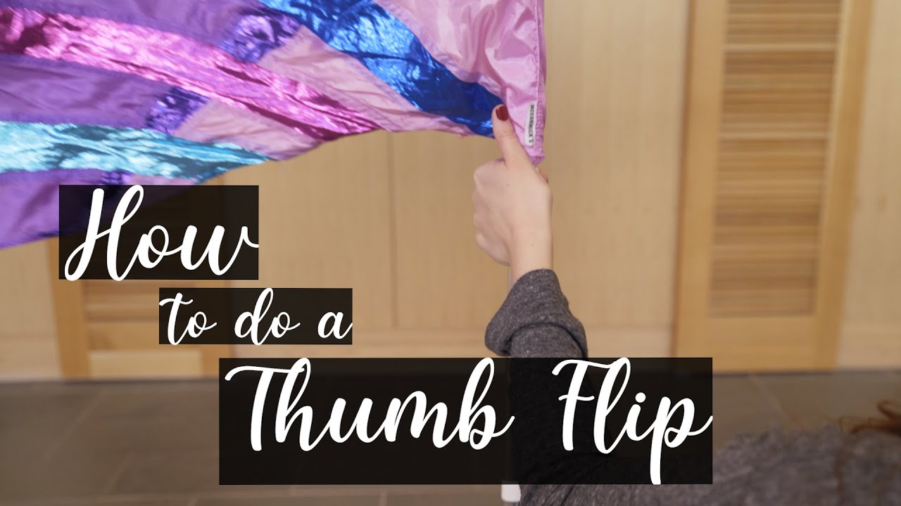 HOW TO DO A THUMB FLIP | Color Guard Academy
