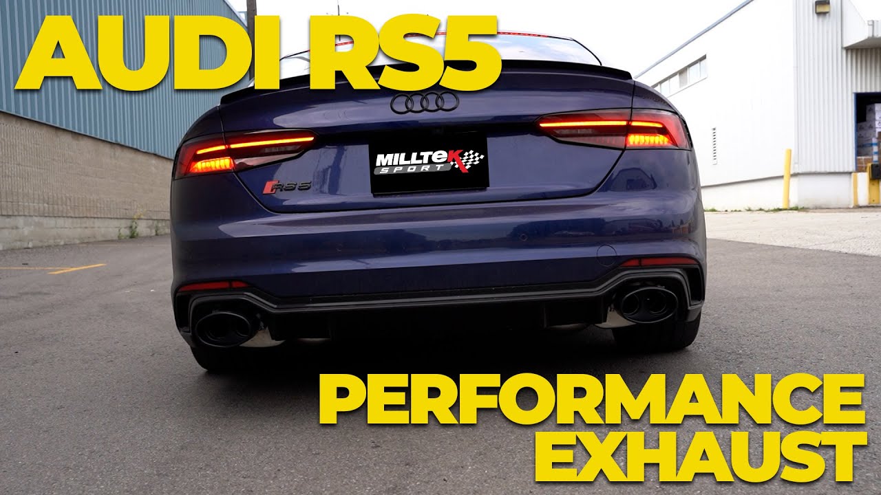AUDI RS5 MILLTEK EXHAUST POPS & BANGS!!