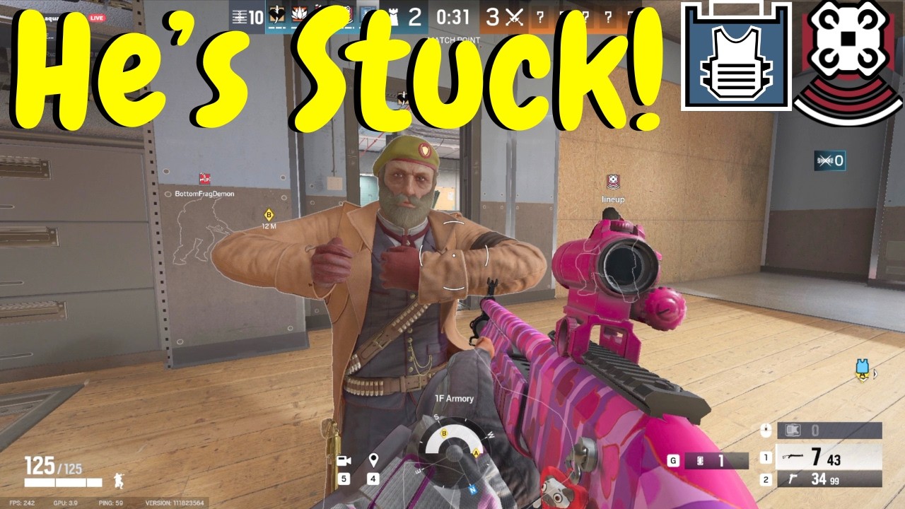 Самый смешной глитч в Rainbow Six Siege