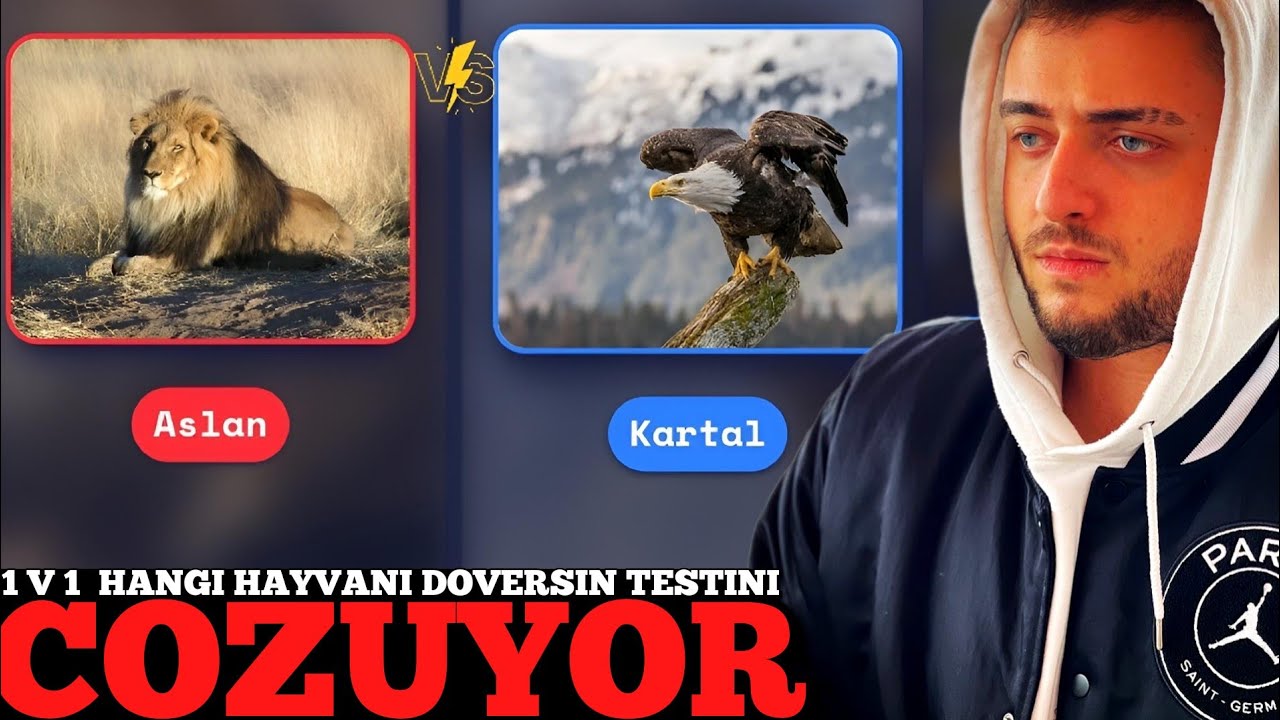 Cyberrulz tv | Mekiple 1 V 1 Hangi Hayvanı Döversin? Testini Çözüyor | Quizei Testleri