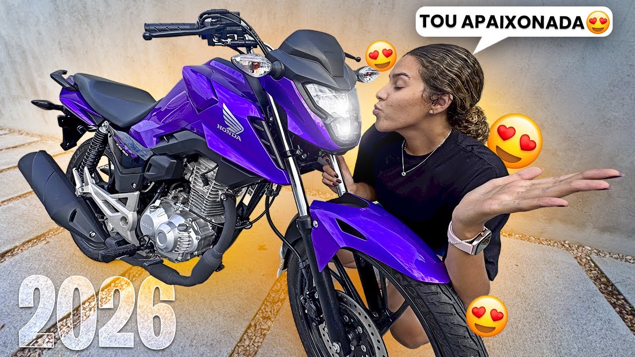ESSA É A NOVA FAN 160 2026 ROXA ! *Jamilly se apaixonou*