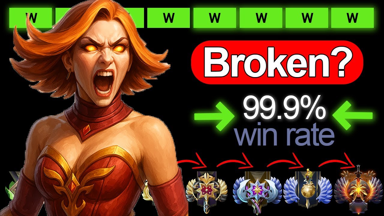 Broken Lina MID | Immortal Gameplay | Dota 2 Patch 7.40c