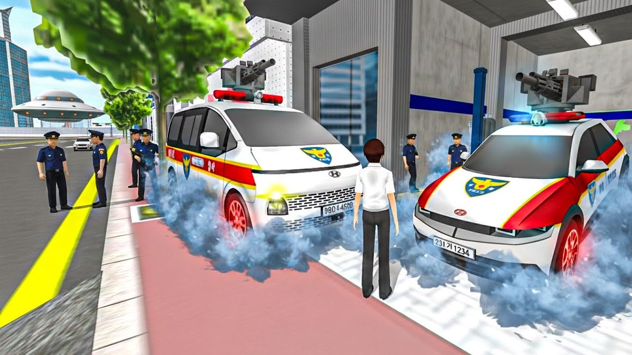 New 2026 Police car 3D driving class android game play 