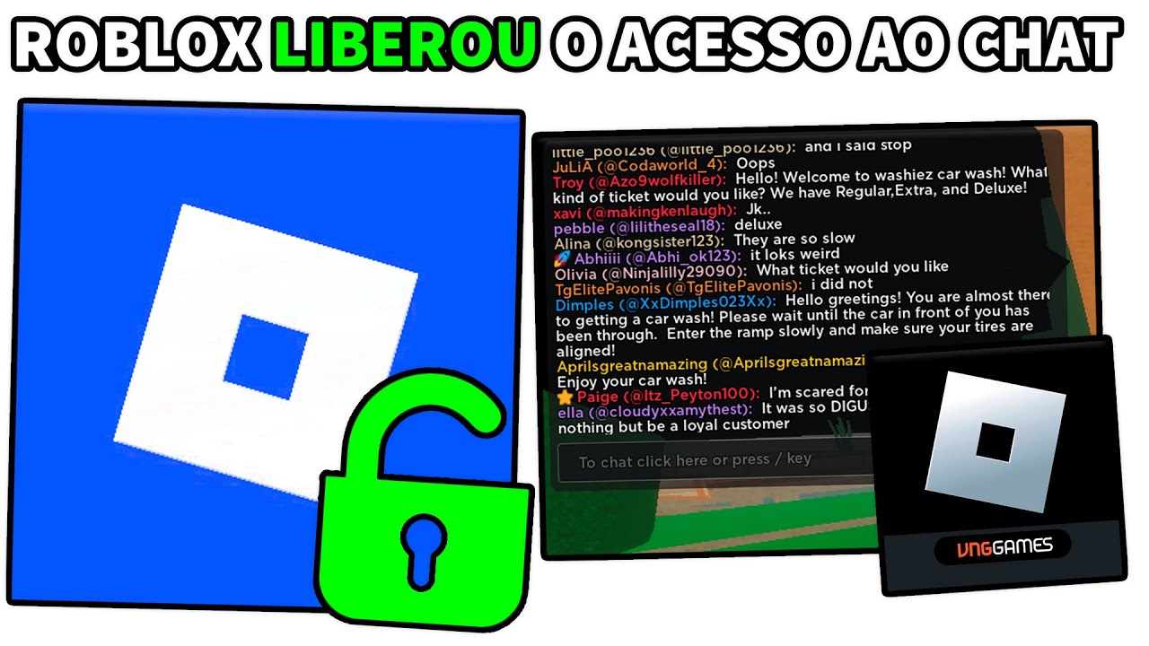 ROBLOX LIBEROU DE VOLTA O ACESSO DO CHAT?!