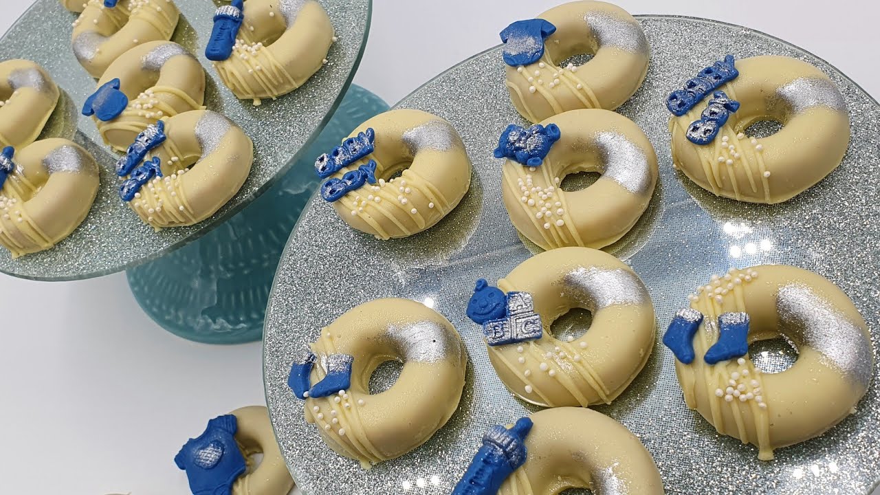 الجديد في حلوة الدونت 🍩حلوة ساهلة👶 لتزيين في بوفي العقيقة بمكونين  فقط بدون فرن