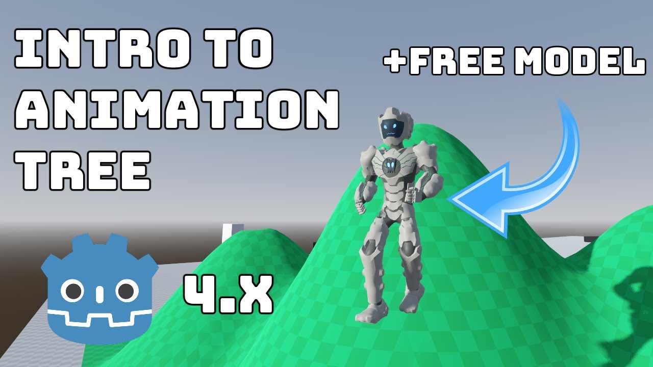 How to Use AnimationTree in Godot to Blend Together Animations | Character Controller Tutorial
