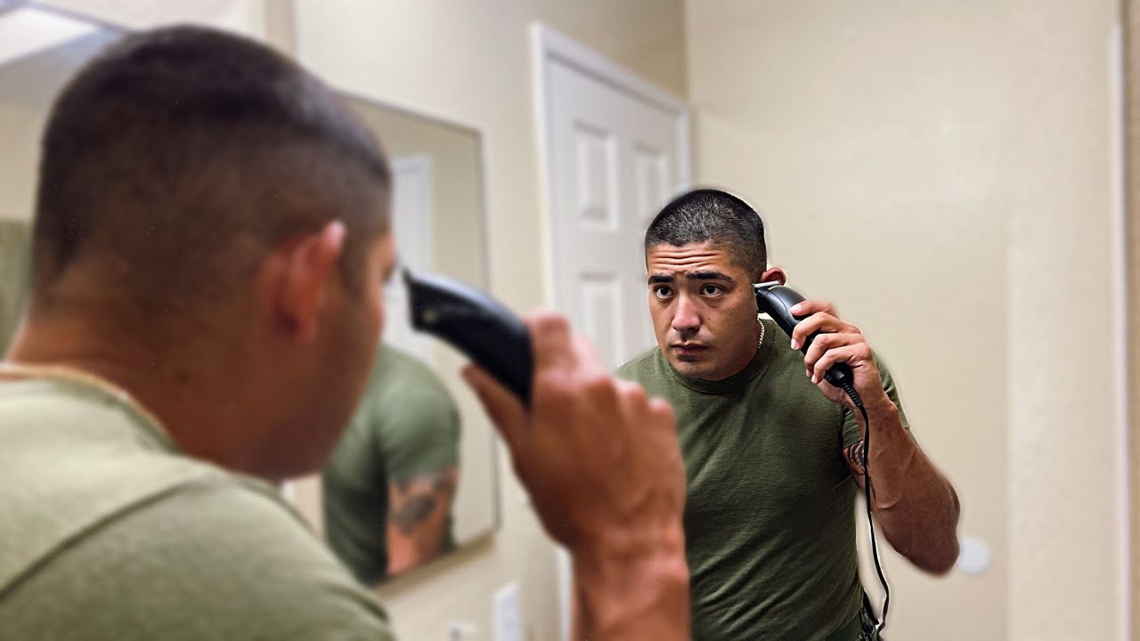 CORTE DE CABELLO MILITAR EN CASA