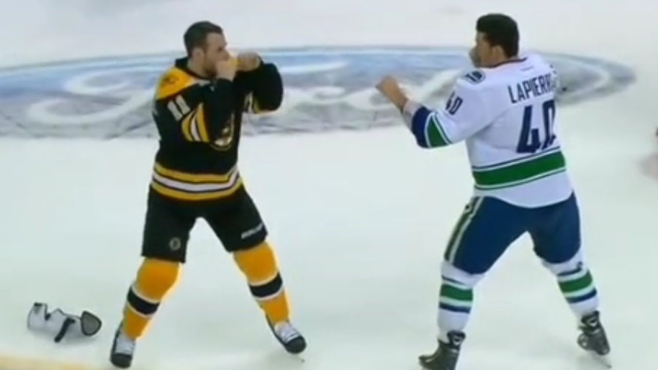 Canucks - Bruins rough stuff 1/7/12