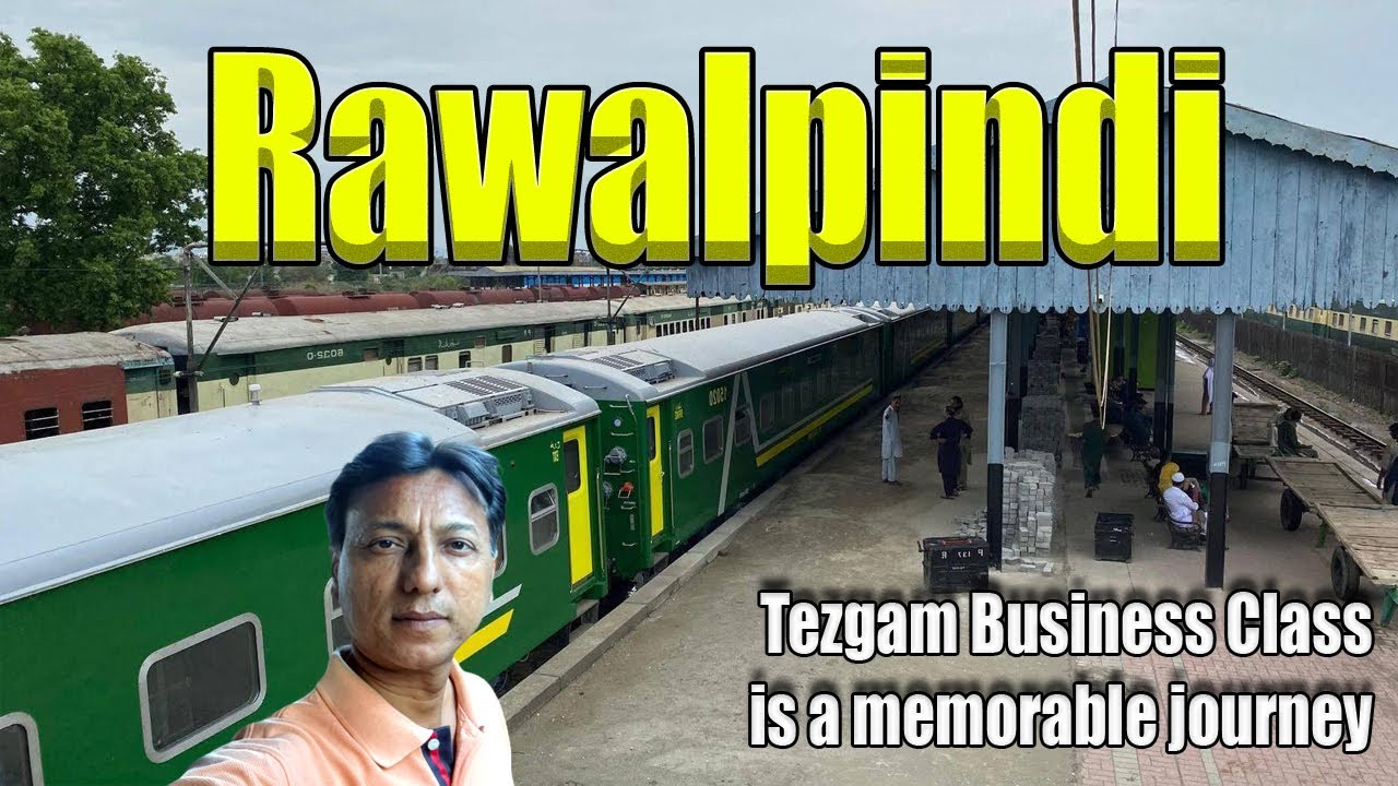 fastest train | rawalpindi to karachi tezgam journey | tezgam ac business