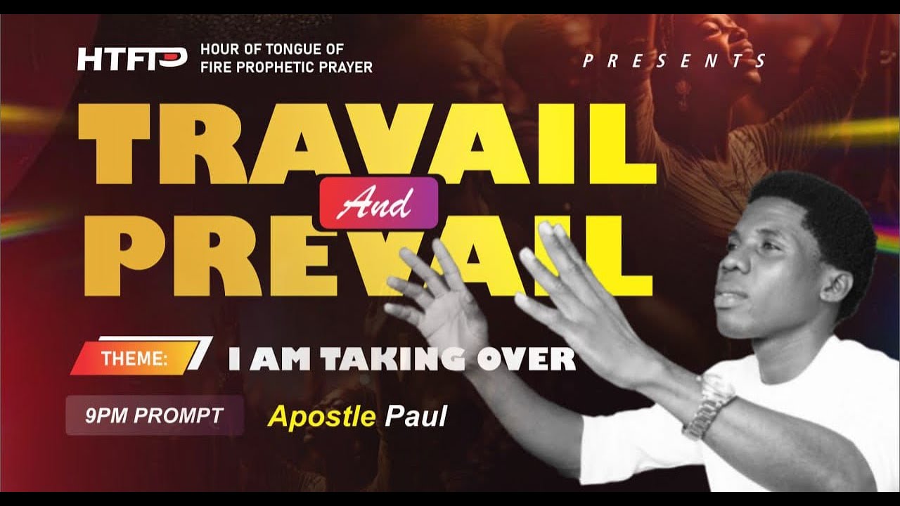 HOUR OF TONGUE OF FIRE PROPHETIC PRAYER// HTFPP// I AM TAKING OVER [ DAY 8] 18 FEBRUARY 2026