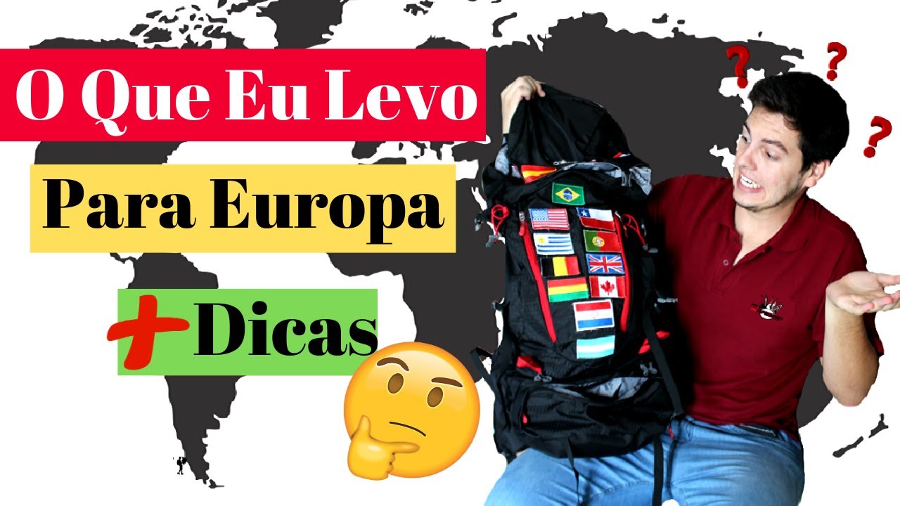 O QUE LEVAR PARA UM MOCHILÃO PARA EUROPA DE 1 MÊS? + DICAS