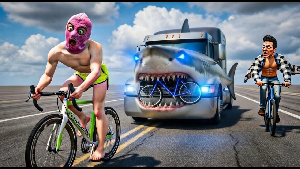 SURVIVRE A UN CAMION FOU 9 GTA 5