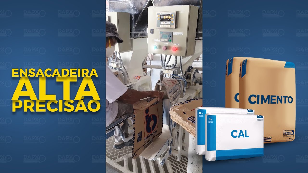 Ensacadeira Alta precis&atilde;o para CAL e Cimento -  DAPX