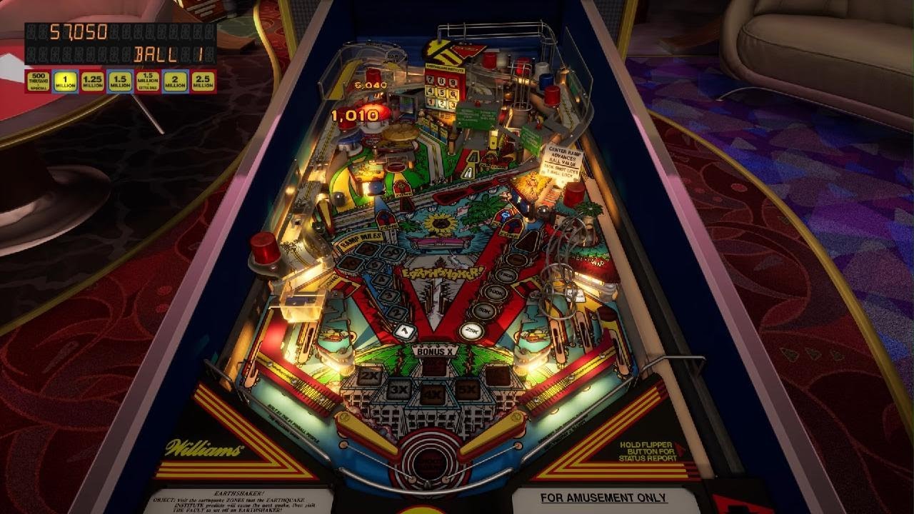 Pinball FX Earthshaker, game ending bug