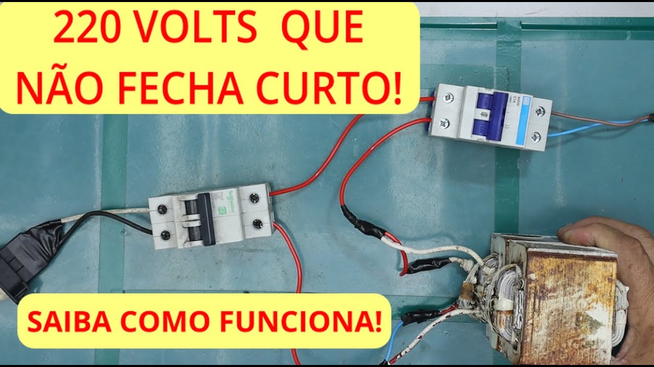 220 Volts  QUE NÃO FECHA CURTO, SAIBA COMO FUNCIONA!!