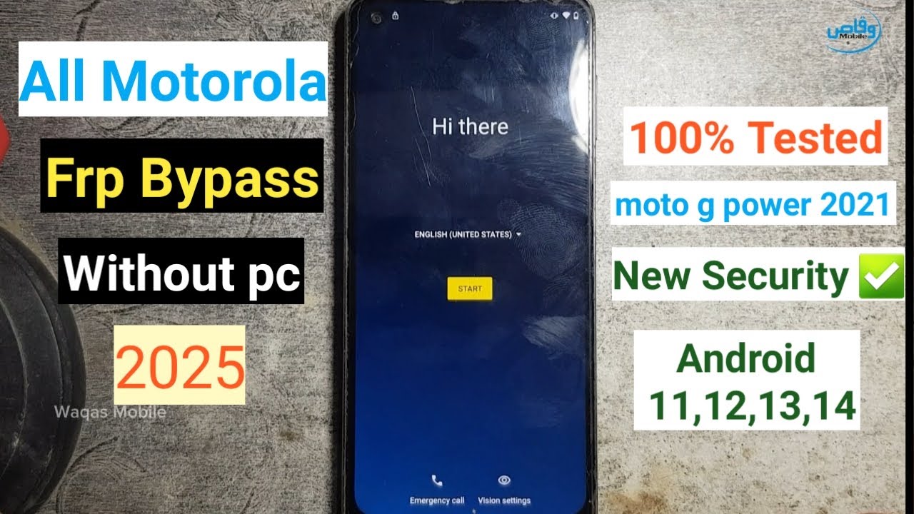 Motorola frp bypass 2025 | moto g power  2021 frp/google account bypass without pc by waqas mobile