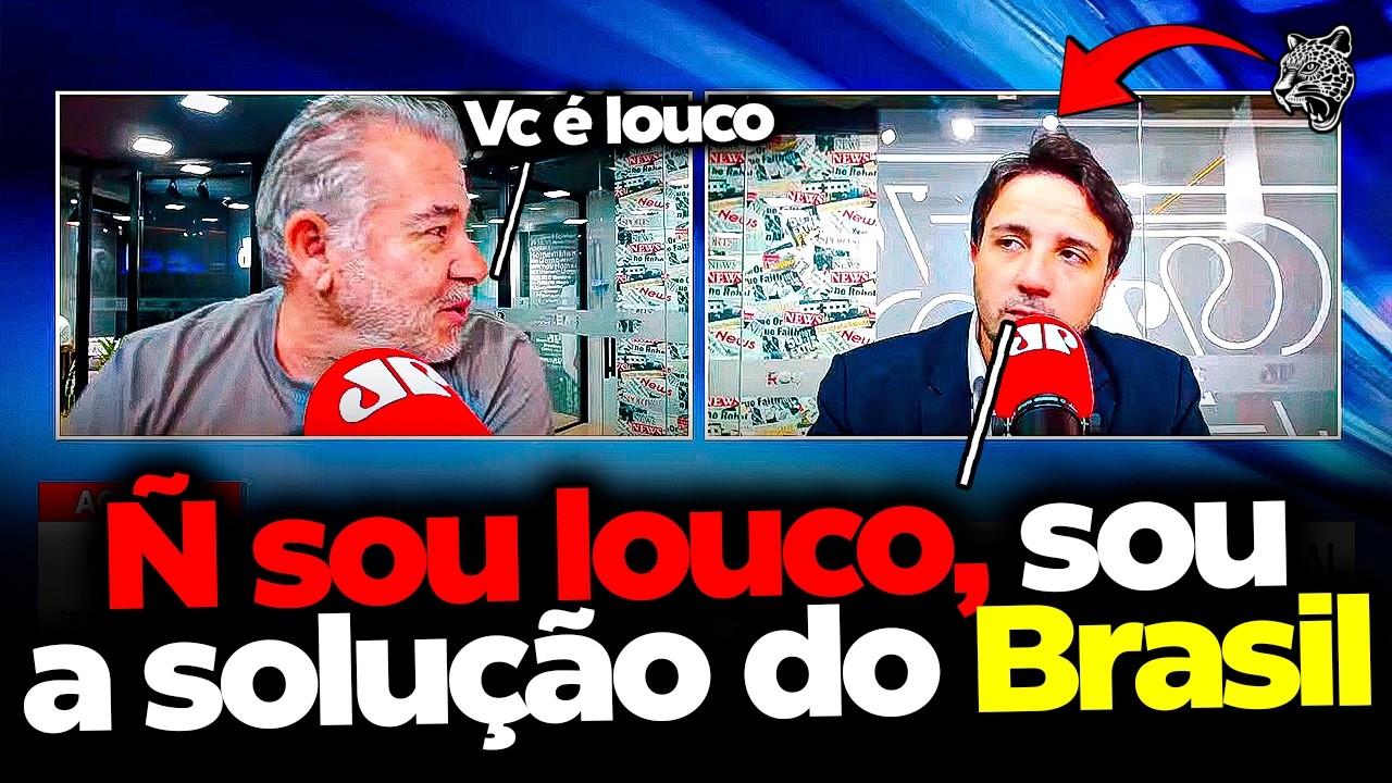RENAN SANTOS é CHAMADO de LOUCO e RESPONDE JORNALISTA