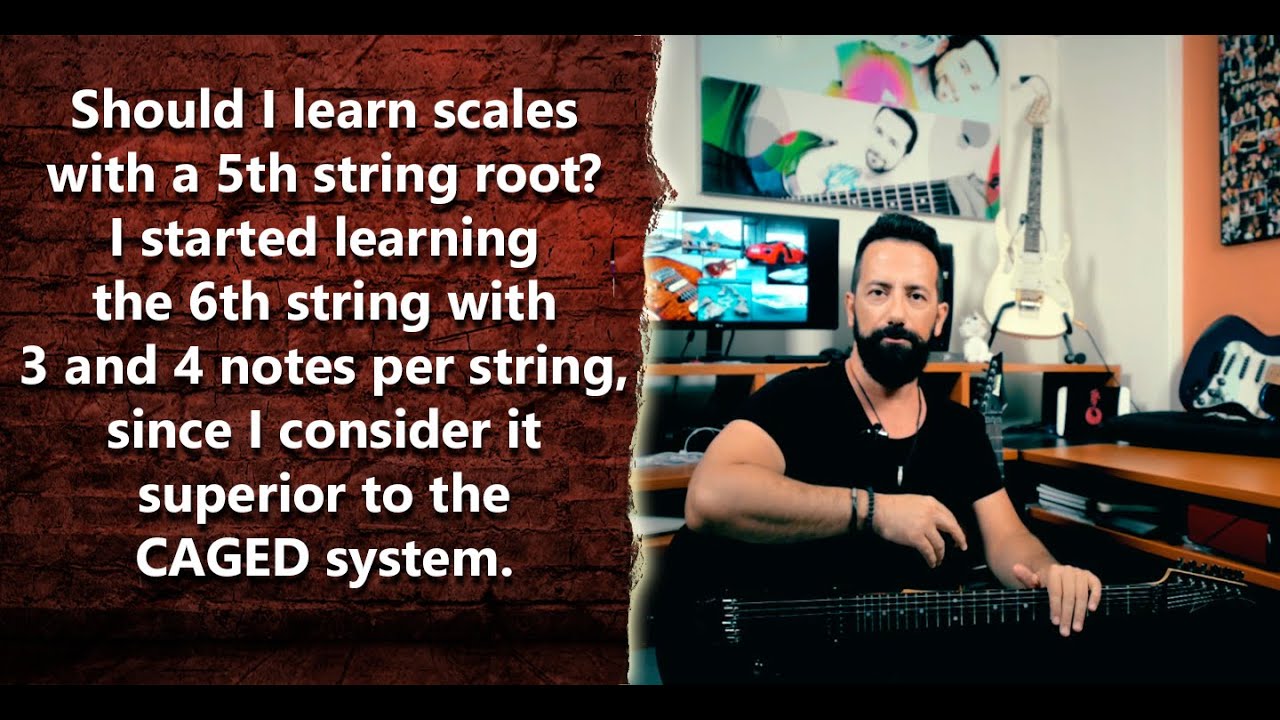 Scales and different fingering systems (3 nps, 4nps, CAGED) - INT 185