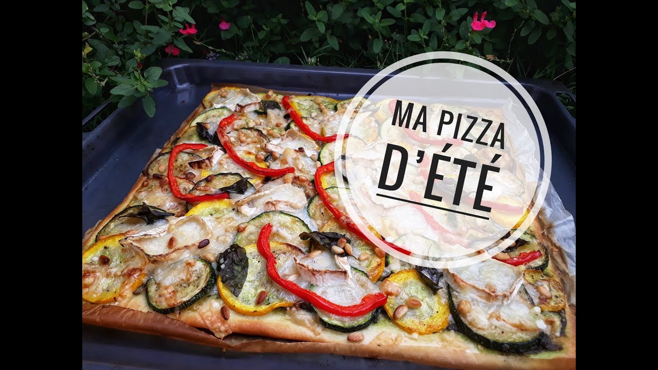 MA PIZZA D’ÉTÉ à la COURGETTE