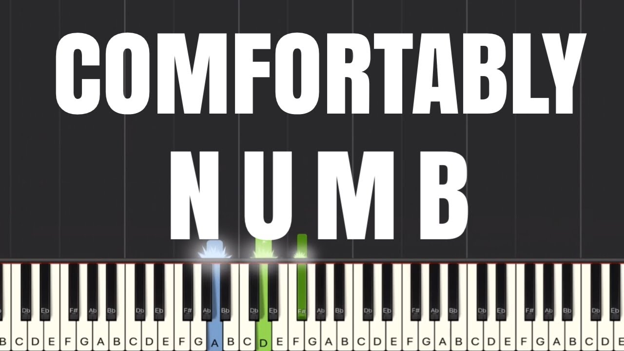 Pink Floyd - Comfortably Numb Piano Tutorial | Medium