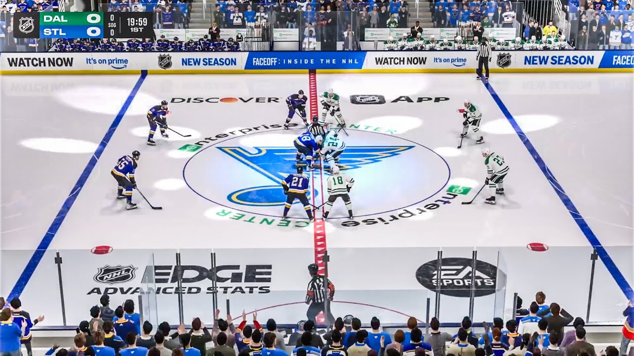 St Louis Blues vs Dallas Stars 10/18/2025 NHL 26 Gameplay