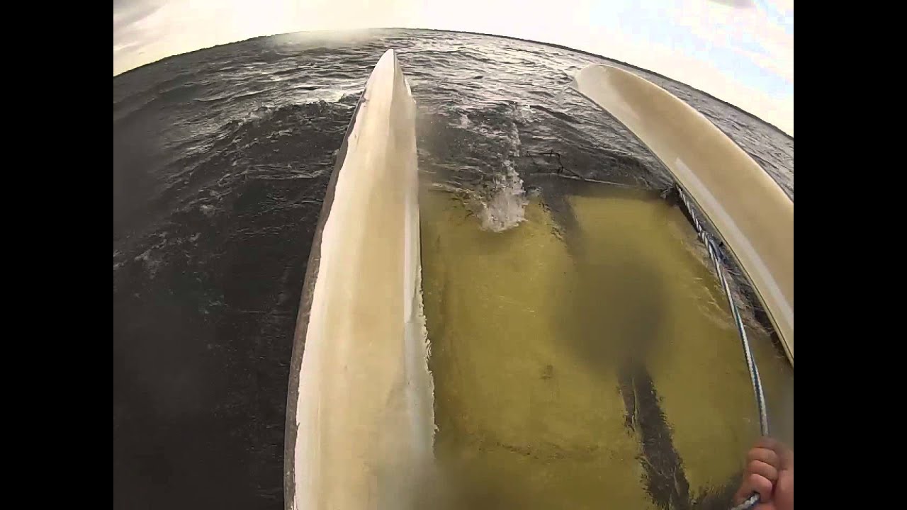 Hobie 16 Turtle capsize