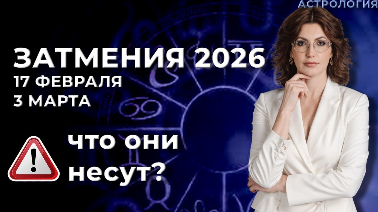 Затмение 17 февраля, затмение 3 марта 2026 г - что ждать
