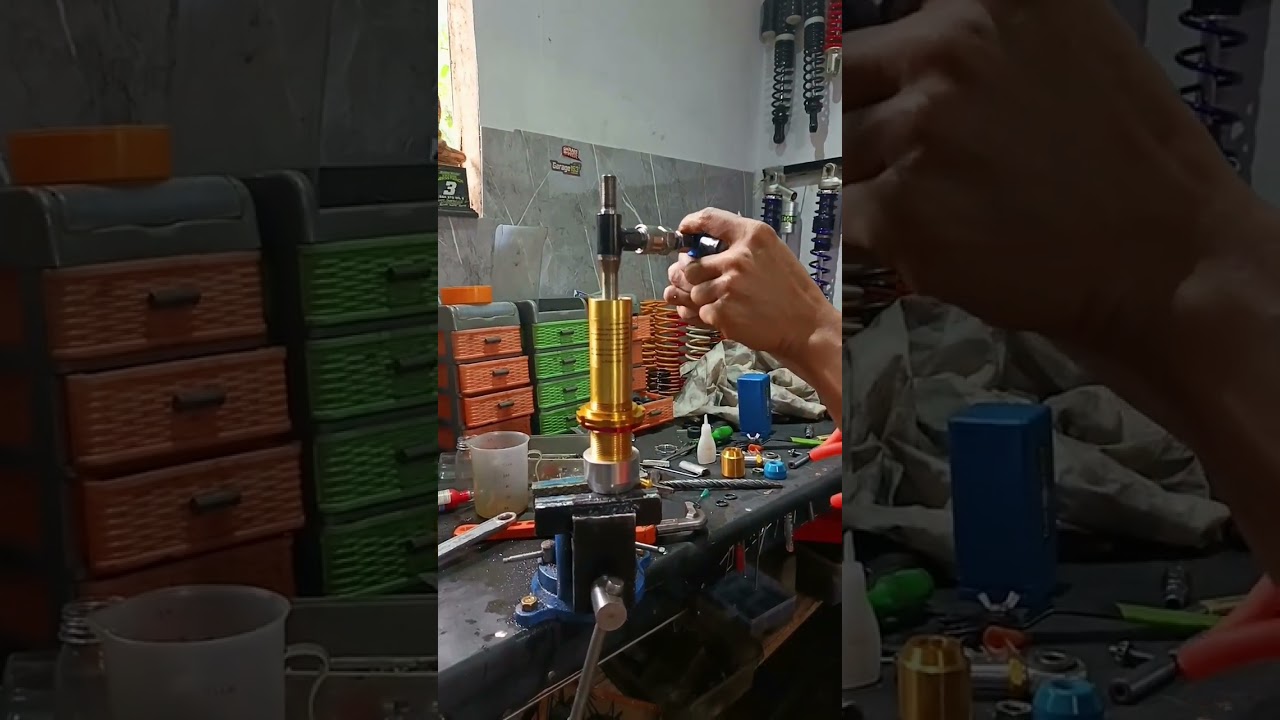 alat isi angin shock belakang yang nin tabung