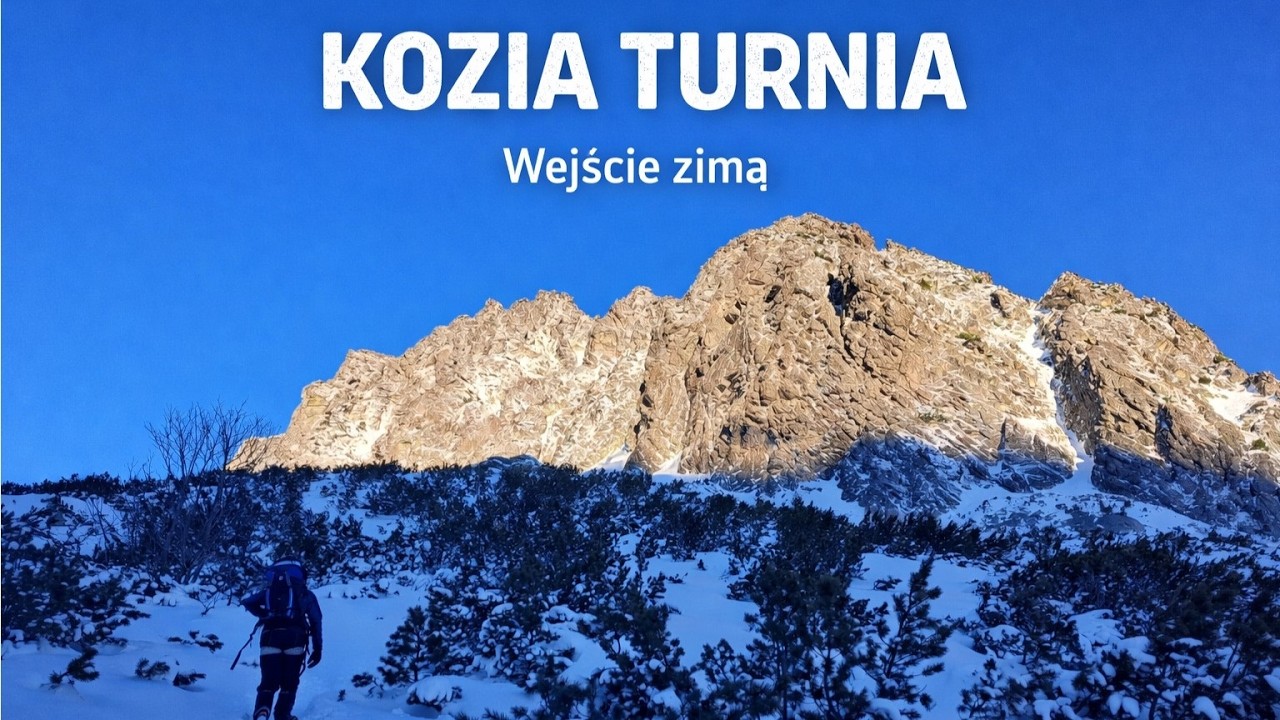 Kozia Turnia | Wejście zimą