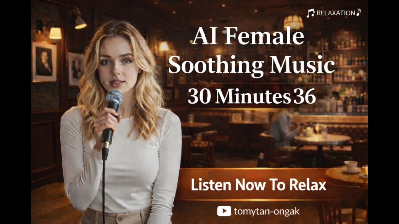 AI female soothing music 30 minutes36(Official Lyric Video) / AI Female Vocal Ballad癒やし、心地よい、AI音楽