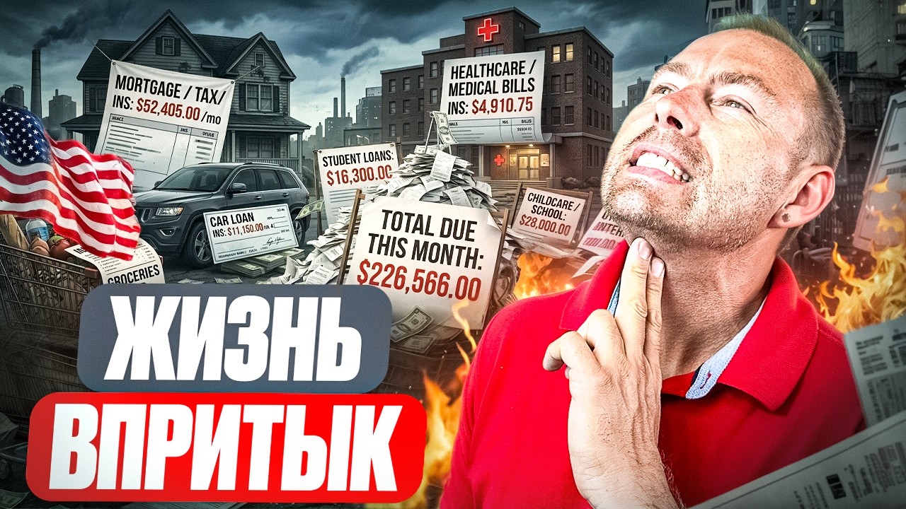 Почему в 2026 году в США даже с $100,000 живут от зарплаты до зарплаты!