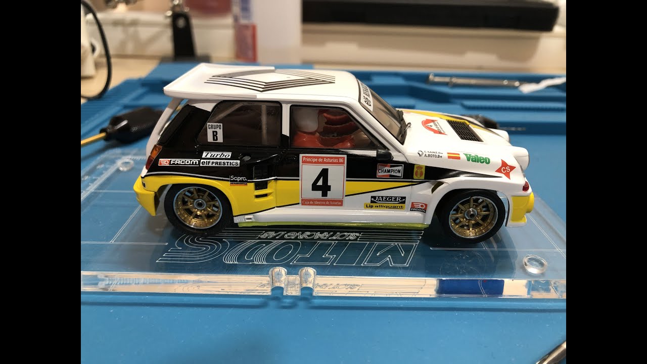10.- 🛠 Como montar un Renault 5 Turbo de Scalextric con chasis 3D