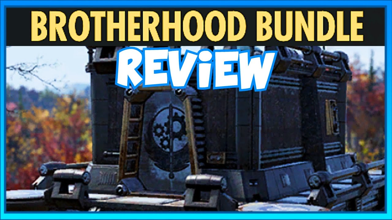 Atomic Shop BROTHERHOOD BUNDLE Review in FALLOUT 76 | BoS Bundle In Game Showcase