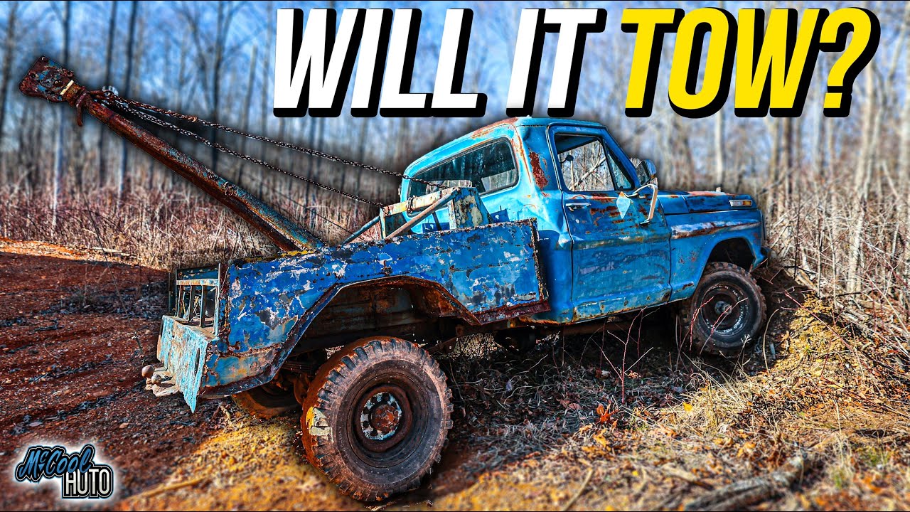 FORGOTTEN 4x4 Ford Tow Truck Goes Off-Road After Decades!