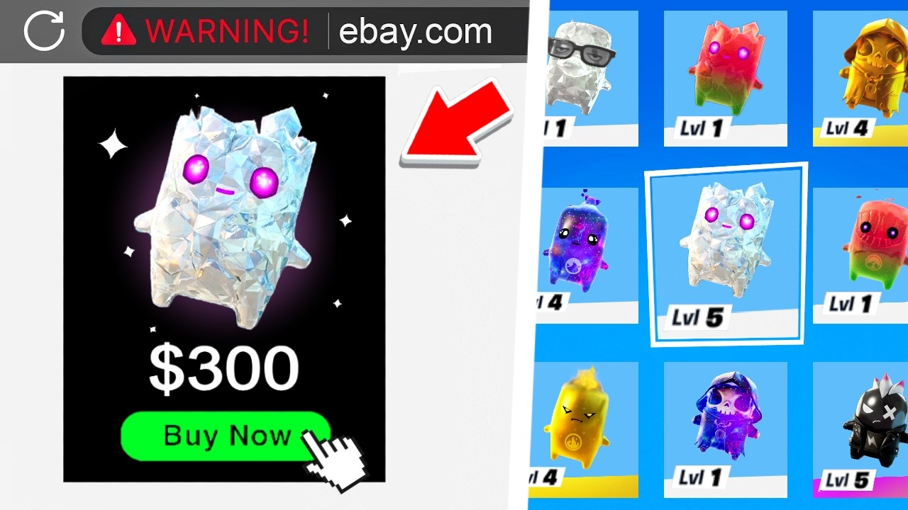 Я купил редкие спрайты Fortnite на Ebay!