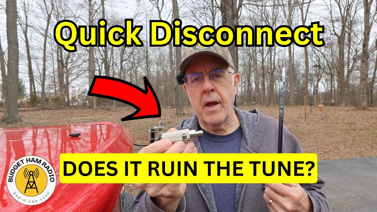 Quick Disconnects on Ham Antenna: Does It Ruin Your Tune? Full NanoVNA Test