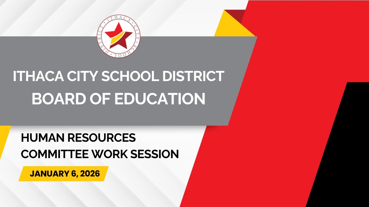 ICSD Board of Education Human Resources Committee Work Session - Tuesday, January 6, 2026