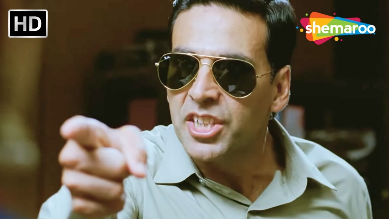 Khatta Meetha Movie Scene - अपने खुर्ची का रॉब मुझे मत दिखाओ तुम - Akshay Kumar, Rajpal Yadav - HD